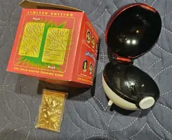 Pokemon Togepi 1999 23K Gold Plated Trading Card Original Packaging Red - Image 3