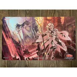 WVICM Playmat White Relic of Dogmatika TCG CCG Table Pad Trading Card Game Mat - Image 1