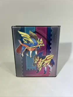 Pokemon Sword And Shield Six Page Jumbo Card Binder W/12 Oversized Cards #ML - Image 2