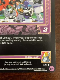 Overwhelming Odds Ultra Rare LIMITED PROMO Dragon Ball Z GT CCG DBZ Score Card - Image 3