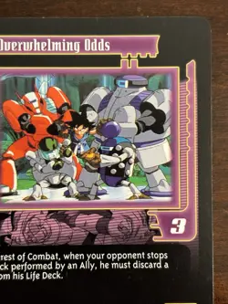 Overwhelming Odds Ultra Rare LIMITED PROMO Dragon Ball Z GT CCG DBZ Score Card - Image 4