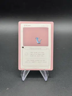 Pokederp 2 1st Edition Droo - Dratini 1/38 Custom Derpy Card - Image 1