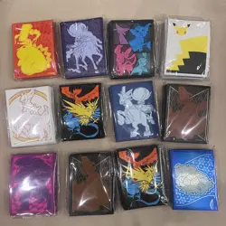 Pokemon TCG Card Sleeves ETB Box New Sleeves Lot Of 12 Mixed Packs - RARE - Image 1