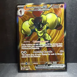 Pokemon TCG Armarouge EX 105 Promo Card SVP125 Black Star Promo - Image 1