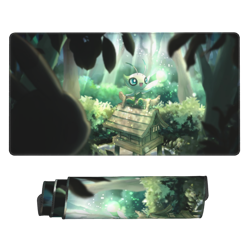 Celebi - Board Game Pokemon Playmat Games Mousepad Play Mat of TCG 3037 - Image 1