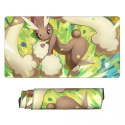 Lopunny - Board Game Pokemon Playmat Games Mousepad Play Mat of TCG 225459 - Image 1