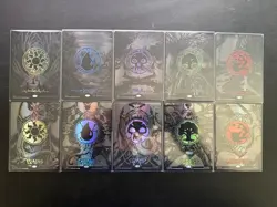 MTG Oil Complete Set Secret Lair Symbiote Venom Raised & Phyrexia Oil Slick Land - Image 1
