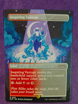 Secret Lair Hatsune Miku Inspiring Vantage Non Foil Borderless MTG - Image 1