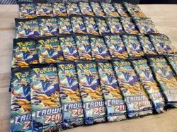 36x Sealed Pokemon Crown Zenith Booster Packs Booster Box Quantity - Image 1