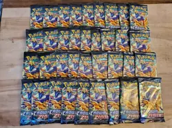36x Sealed Pokemon Crown Zenith Booster Packs Booster Box Quantity - Image 2