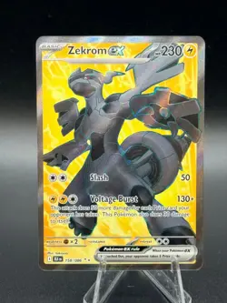 Pokemon SV: Black Bolt Zekrom ex - 158/086 NM - Image 1