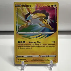 2020 Pokemon TCG Vivid Voltage Raikou Amazing Rare 050/185 NM One Owner - Image 1