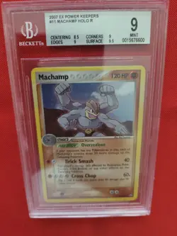 Pokemon: Machamp EX Power Keepers Holo Rare #11 - Vintage BGS 9 Subgrades - D63 - Image 5