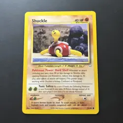 Pokemon TCG Neo Revelation Shuckle #51/64 Common Yuka Morii Clay Art - Image 1