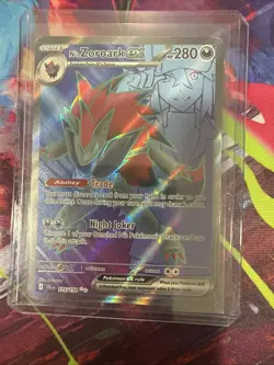 N's Zoroark ex Pokemon Journey Together JTG EN 175/159 UR (Ultra Rare) EXCELLENT - Image 1