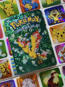 Pokemon 151 Vintage Pocket Monsters Vending HOLO Prism Sticker 2000 Nintendo - Image 1