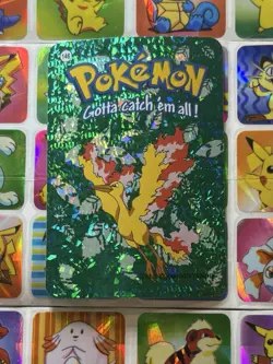 Pokemon 151 Vintage Pocket Monsters Vending HOLO Prism Sticker 2000 Nintendo - Image 5
