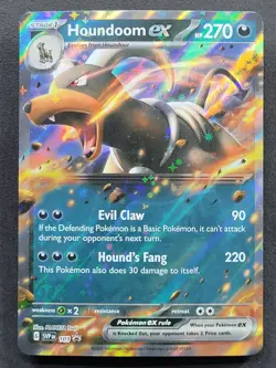 Houndoom ex 103 Double Rare Promo Scarlet & Violet Pokemon TCG - Image 1