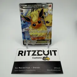 Pokemon Flareon EX Generations: Radiant 2016 Full Art RC28/RC32 LP - Image 1