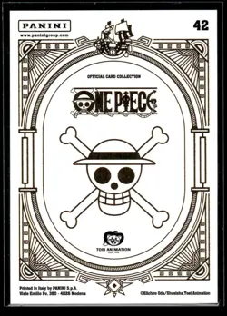 Panini One Piece Treasure Box Zoro Silver Foil #42 Near Mint or Better - Image 2