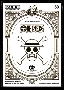 Panini One Piece Treasure Box Kid Pirates Jolly Roger Wave Holo #63 NM - Image 2