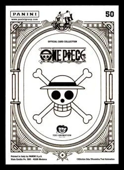 Panini One Piece Treasure Box Jinbe Silver Foil #50 Near Mint or Better - Image 2