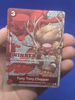 One Piece Tony Tony Chopper OP04-010 Winner Pack 2024 Promotion Card NM - Image 2