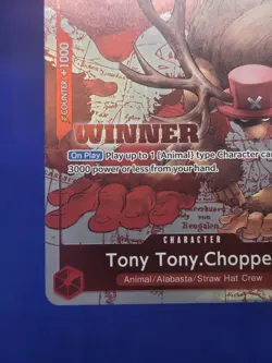 One Piece Tony Tony Chopper OP04-010 Winner Pack 2024 Promotion Card NM - Image 5