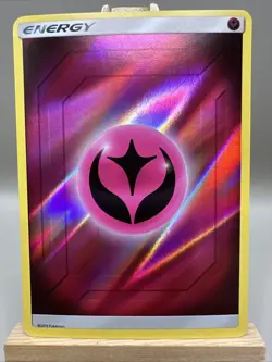 Fairy Energy Reverse Holo Hidden Fates Sun & Moon Pokemon Card TCG Near Mint NM - Image 1