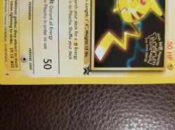 Pikachu #4 1999 Pokemon Movie Black Star Promo Card - Image 3