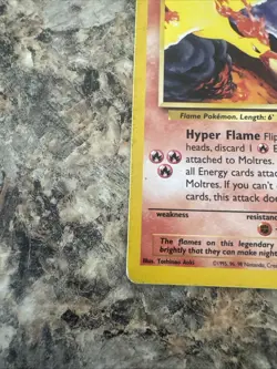 Pokemon Moltres TCG Black Star Promos 21 Regular Promo Non-Holo Card - Image 3