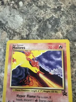 Pokemon Moltres TCG Black Star Promos 21 Regular Promo Non-Holo Card - Image 4