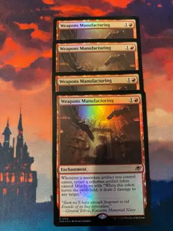 MTG Edge of Eternities Weapons of Manufacturing Foil x 4 - Image 1