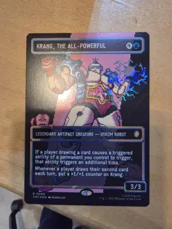 MTG Krang, the All-Powerful - Surge Foil - Borderless, NM-Mint, English Commande - Image 1