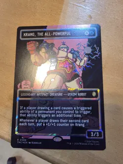 MTG Krang, the All-Powerful - Surge Foil - Borderless, NM-Mint, English Commande - Image 2