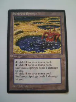 Sulfurous Springs HP MTG Ice Age Magic the Gathering - Image 1