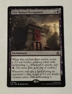 MTG Fire Nation Occupation - Avatar: The Last Airbender: Eternal-Legal NM - Image 1