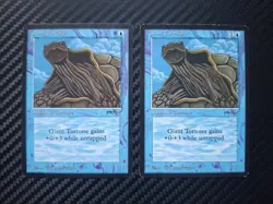 MTG Arabian Nights 🌙 Giant Tortoise Light & Dark. LP, 1st Print, 1993 - Image 1