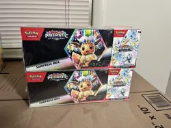 Pokemon TCG Sam’s Club Prismatic Evolutions Surprise Box & Booster Bundle 2-Pack - Image 1
