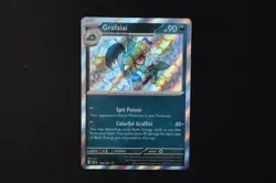 Grafaiai 190/091 Holo Shiny Pokemon TCG Card Paldean Fates 2024 NEAR MINT - Image 1