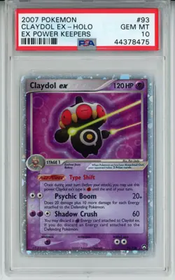 POKEMON EX POWER KEEPERS CLAYDOL EX #93 HOLO FOIL PSA 10 GEM MINT #44378475 - Image 1