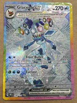 Glaceon ex 150/131 SIR Pokemon Prismatic Evolutions Pack Fresh Mint-Gem - Image 1