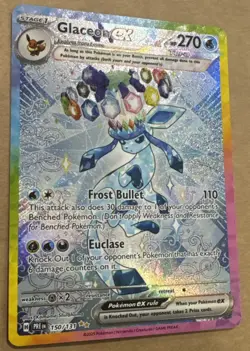 Glaceon ex 150/131 SIR Pokemon Prismatic Evolutions Pack Fresh Mint-Gem - Image 2