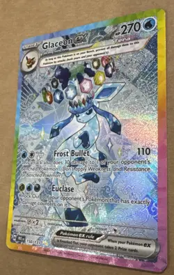 Glaceon ex 150/131 SIR Pokemon Prismatic Evolutions Pack Fresh Mint-Gem - Image 3