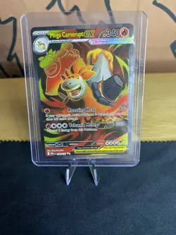 Pokemon TCG Ultra Rare Mega Camerupt Ex #156/132 Mega Evolution - Image 1