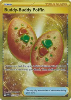 1x Buddy-Buddy Poffin - 223/167 - Hyper Rare NM-Mint Pokemon SV06 - Twilight Mas - Image 1