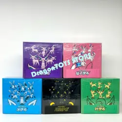 Pokemon S-Chinese Eevee GX 5 Gift Box Set Glaceon Leafeon Umbreon Sylveon Espeon - Image 2