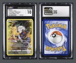 CGC 10 Pokemon English Pikachu TG05/TG30 2022 Lost Origin Trainer Gallery Holo - Image 1