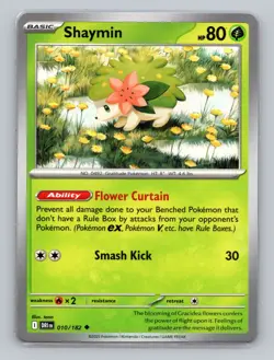 Shaymin 010/182 Uncommon Destined Rivals DRI Pokemon Scarlet & Violet - Image 1