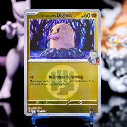 Pokemon TCG: Team Rocket’s Diglett 100/217 Reverse Holo Ascended Heroes - NM - Image 1